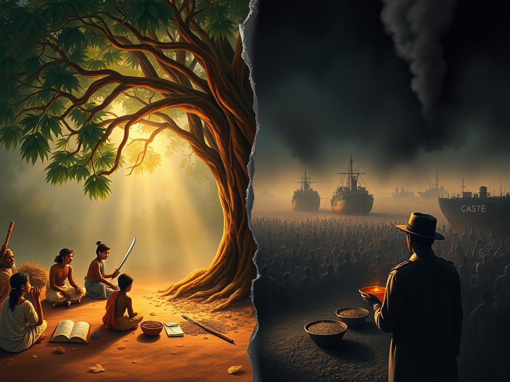 The natural varna vyavastha was replaced by British manufactured caste system to fracture Indian society, to divide in to easy-to-rule parts.